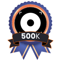 Champion Member badge — 500,000 points.