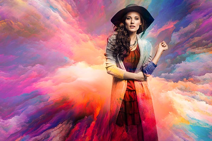 A look at creative effects in Photoshop covered in the course.