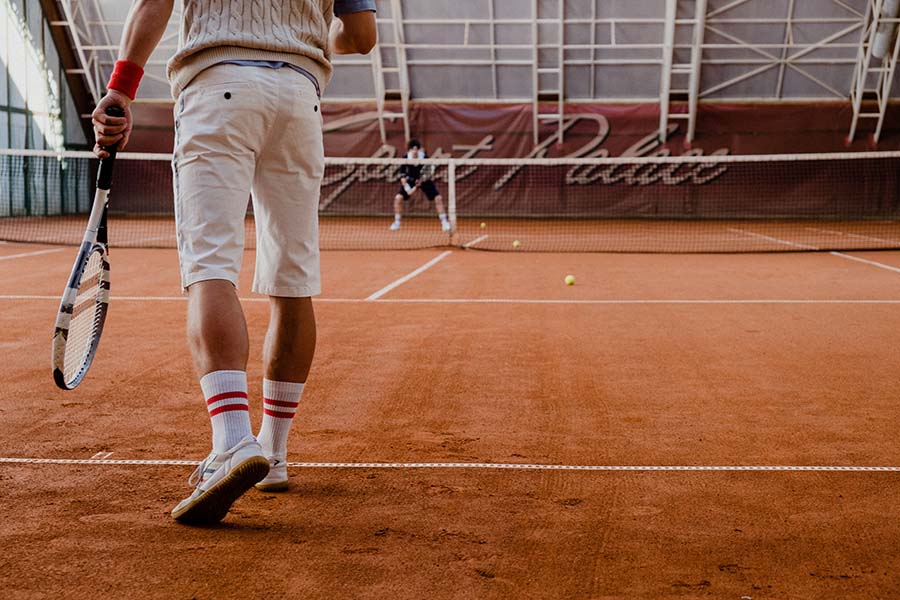point of view tennis player